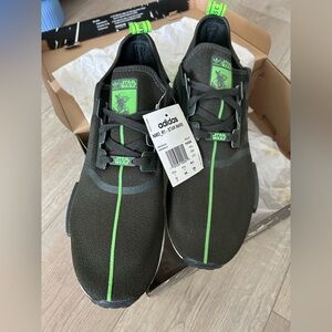 Adidas Star Wars Yoda Sneakers - Black with Green Accents